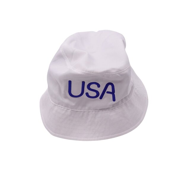 NWT Nike Reversible Team USA Bucket Hat Sz S/M White Unisex Dri-Fit 360 Coverage - Picture 1 of 6